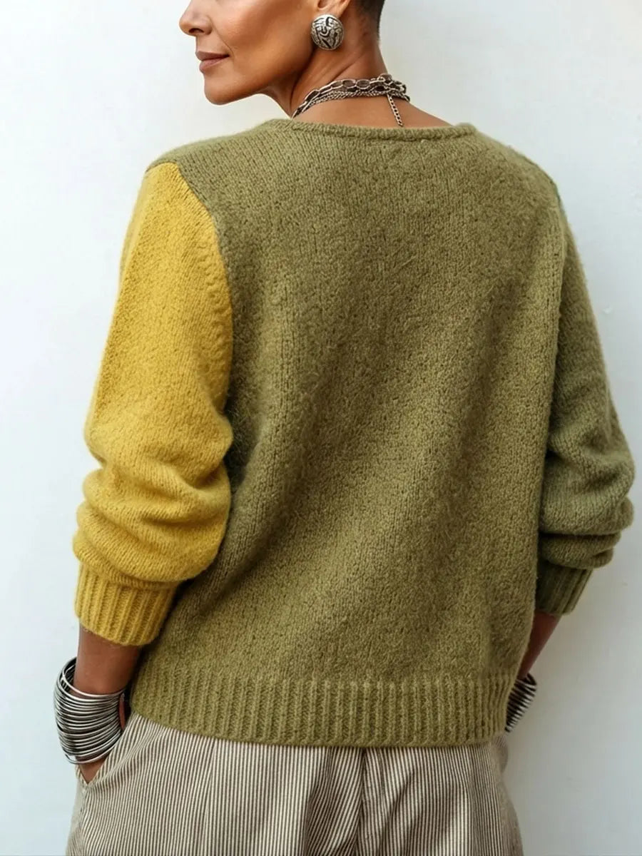 Berenice - Cardigan de Punto con Cierre Oblicuo