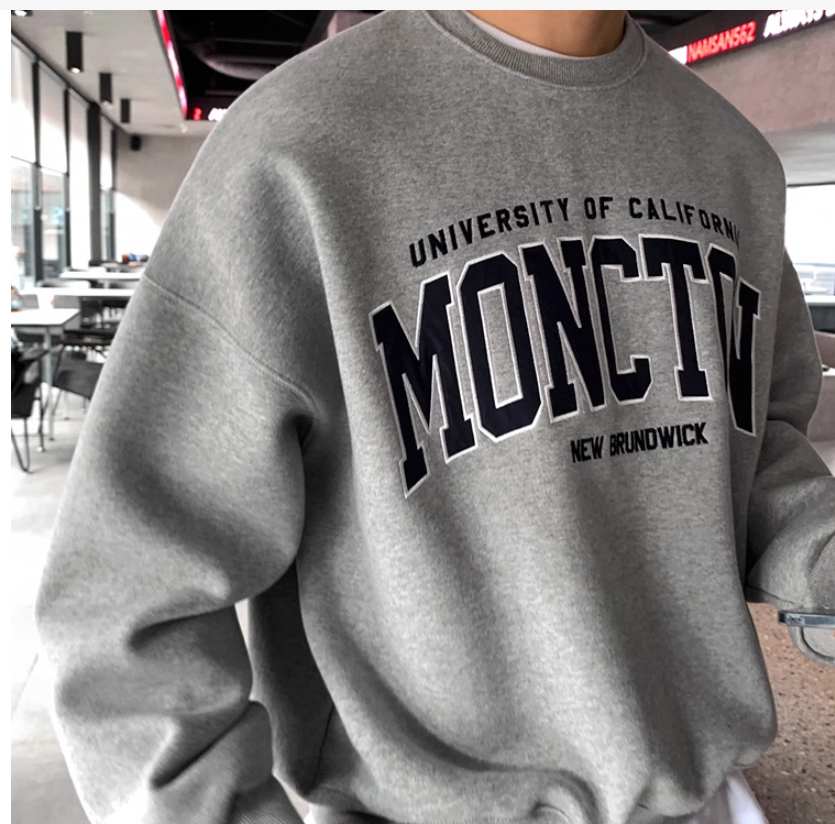 Sudadera oversize hombre