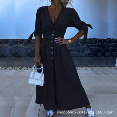 Vestido vaquero largo
