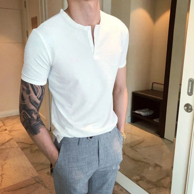 https://ae01.alicdn.com/kf/Sb464d34c707045809cfd88667c52c065x/Plain-V-Neck-T-Shirt-for-Men-Top-Cotton-Linen-Summer-Loose-Clothing-Man-Tee-Shirts.jpg