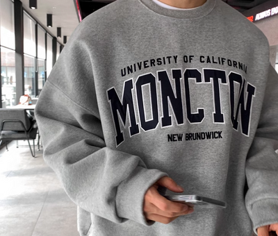 Sudadera oversize hombre