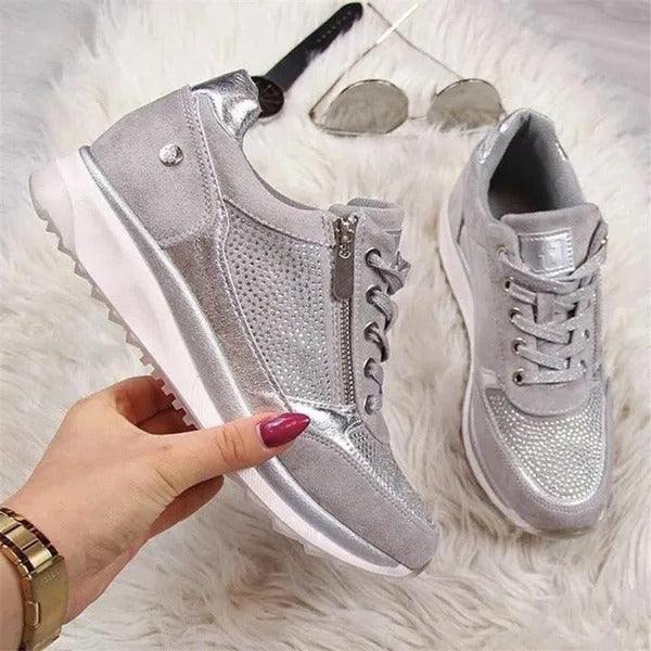 Martina - Zapatos Cómodos con Cremallera