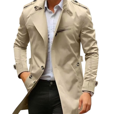 Abrigo Trench Elegante para Hombre