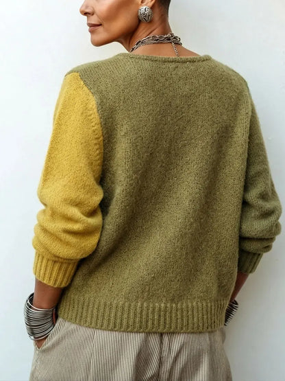 Berenice - Cardigan de Punto con Cierre Oblicuo